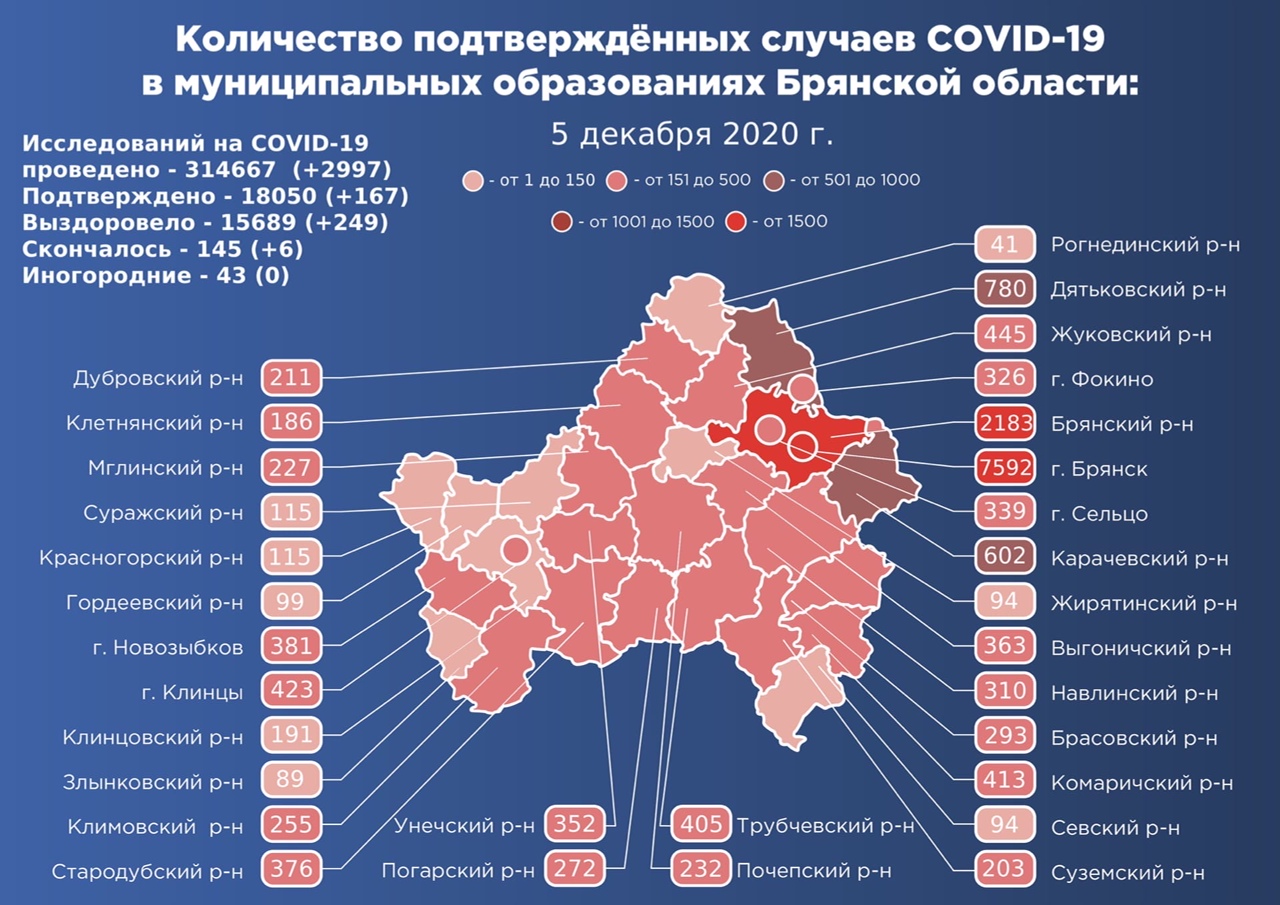 Карта схема прироста заболеваемости коронавирусом