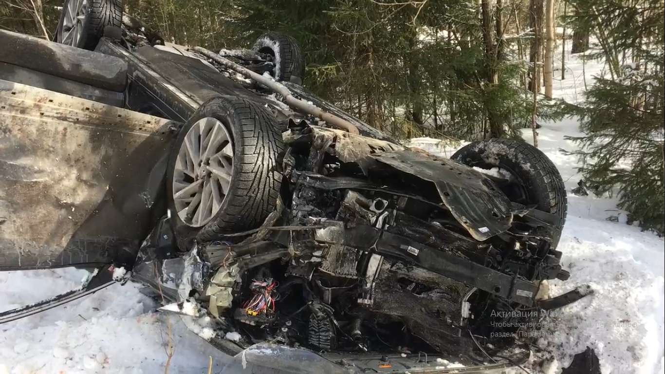 Брянская ГИБДД показала видео с места жуткого ДТМ с погибшим и 2  тяжелоранеными у Любохны - Брянский ворчун